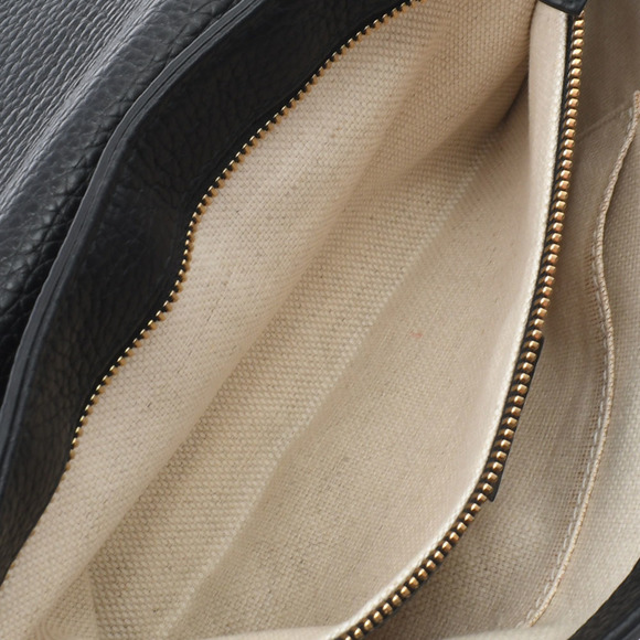 Gucci Soho Chain Black Leather Shoulder Bag - Picture 14 of 15